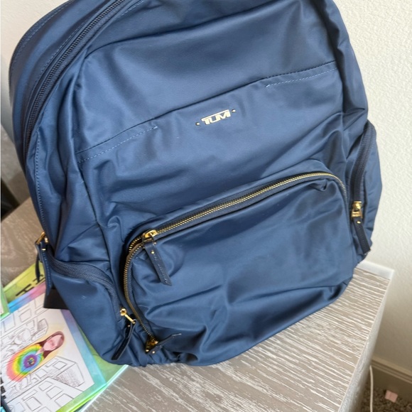 Tumi Handbags - TUMI Men's Deep Blue Backpack